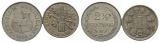Ausland; 2 Kleinmünzen 1888/1883