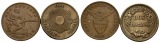 Ausland; 2 Kleinmünzen 1864/1927