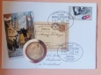 Numisbrief 125 J. Postkarten in Deutschland mit 5 Mark DDR 199...