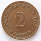Deutsches Reich 2 Pfennig 1915 A Kupfer ss