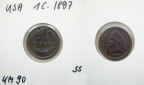 USA 1 Cent 1897