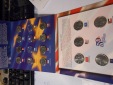 USA 5 State Quarters 2002 und 12 Stück 1 Euro verschiedene L...