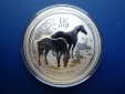 Australien 2 Dollars 2014 Lunar II Horse Silber BU in original...