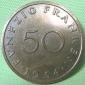 Saarland 50 Franken 1954, J N 803