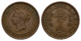Ausland; Ceylon 1 Cent 1892 Victoria