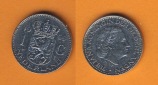 Niederlande 1 Gulden 1969 unter 1 mit Hahn es gibt 2 Varianten...