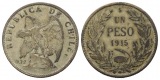 Chile 5 Pesos; 1915