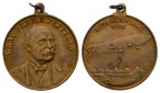 Medaille 1908; Graf Zeppelin; bronze;gehenkelt; 3,35 g; Ø 22,...