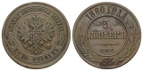 Russland; Kleinmünze 1880; 5 Kopeken