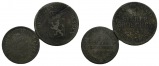 Altdeutschland; 2 Kleinmünzen 1842/1841