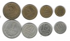 UDSSR Lot mit 8 Münzen, Münzensatz, SS, Einzelaufstellung un...