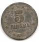 Jugoslawien 5 Dinara 1945 #151
