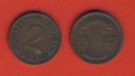 Weimarer Republik 2 Rentenpfennig 1923 A