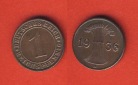 Weimarer Republik 1 Reichspfennig 1936 A