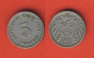 Kaiserreich 5 Pfennig 1906 D