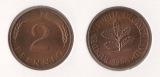 BRD 2 Pfennig 1990 -G- ss-vz
