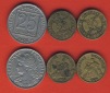 Frankreich 25 Centimes 1903, 50 Centimes 1923, 50 Centimes 192...