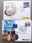 Deutschland 2 Euro Numisbrief römische Verträge 2007 und Sch...