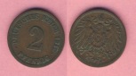 Kaiserreich 2 Pfennig 1912 F
