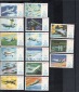 DDR Satz Sonderbriefmarken Flugzeuge **Postfrisch (15 Werte)