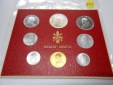 Vatikan Kursmünzensatz 1965 MCMLXV ANNO III im Folder
