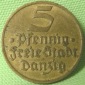 Danzig 5 Pfennig 1932,  Jäger D 12