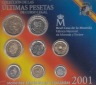 Offizieller Pesetas-KMS Spanien 2001