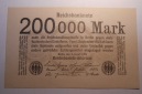 Banknote(5)Weimarer Republik 200 000 Mark, Reichsbanknote, 9. ...