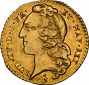 Frankreich 1/2 Gold Louis au bandeau 1743 W | NGC AU55 | Louis...