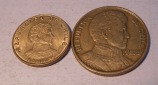 TK18 Chile 2er Lot, 10 Centavos 1971, 1 Peso 1978