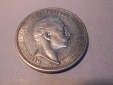Kaiserreich Silbermünze 2 Mark Preußen 1907 A