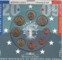 Offiz. Euo-KMS Frankreich 2009 3 Münzen nur in den offiz. Fol...
