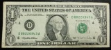USA / BN 1 Dollar 1995 Serie D 88226943 A    D ist Cleveland