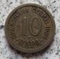 Serbien 10 Para 1884 H