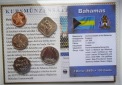 Bahamas Kursmünzsatz mit verschiedenen Jahrgängen Stempelglanz