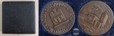 Deutschland  1958 - Bronze  Medaille - Stuttgarter Bahnhofsgeb...