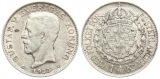 Schweden: Gustav V., 1 Krone 1939, 7,5 gr. 800 er Silber Sieg ...