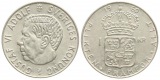 Schweden: Gustav VI Adolf., 1 Krone 1960, 7 gr. 400 er Silber ...