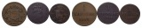 Altdeutschland, 3 Kleinmünzen 1852/1816/1850