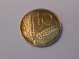 2.Italien 10 Lire 1998 R, KM# 93 Umlaufmünze vergoldet