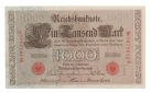 Ro. 45, 1000 Mark Reichsbanknote vom 21.04.1910,  318662C, kas...