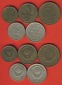 Russland 5 Münzen 1961 20 Kopeken + 15 + 5 + 3 + 2 Kopeken