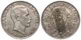 Norwegen: Håkon VII., 2 Kroner 1917, 15 gr. 800 er Silber, Pa...