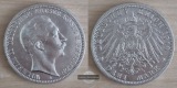Deutsches Kaiserreich. Preussen, Wilhelm II. 3 Mark  1910 A  F...