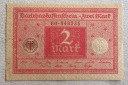2 Mark Deutsches Reich 1920 Ro.65b UNZ