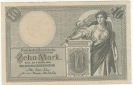 Ro. 27 b, 10 Mark Reichskassenschein vom 06.10.1906,  U.Nr 281...