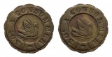 Jeton Frankreich o.J.; Bronze; 2,81 g; Ø 19 mm; 30 Centimes