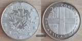 Schweiz  20 Franken  1999  500 Jahrestag - Schlacht bei Dornac...