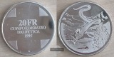 Schweiz  20 Franken  1995  Rhätische Schlangenkönigin (Lands...