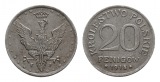 Polen; Königreich Polen; 1 Kleinmünze 1918